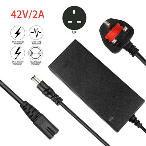 42v 2a Battery Charger For 36v Li On Battery Electric Bike Ebike Scooters Uk Ebay