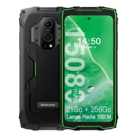 Blackview BV9300 Smartphone Robuste 12Go 256Go 15080mAh 6 7 50MP