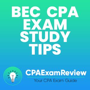 15 Study Tips To Pass The BEC CPA Exam Part CPA Exam Review