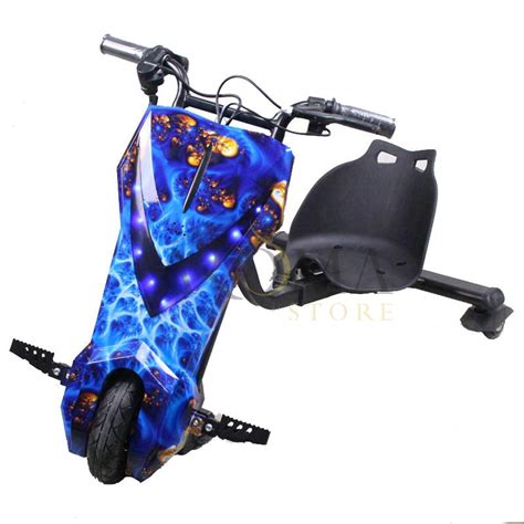 Triciclo Eletrico Pro Move PM 108 Drifting Scooter Azul Mar