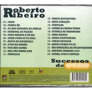 Cd Roberto Ribeiro Sucessos De Ouro Vol 1 Shopee Brasil