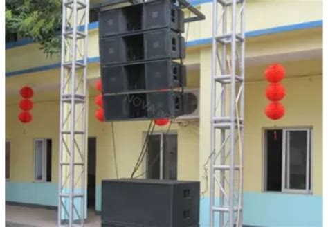 Double 12 Inch Line Array Speakers Three Way Stage Sound Equipment Nova