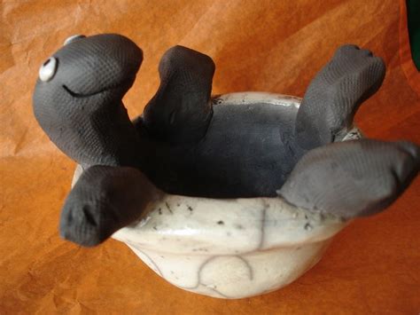 Tortue Raku VENDU Hand Built Pottery Diy Pottery Ceramics Ideas