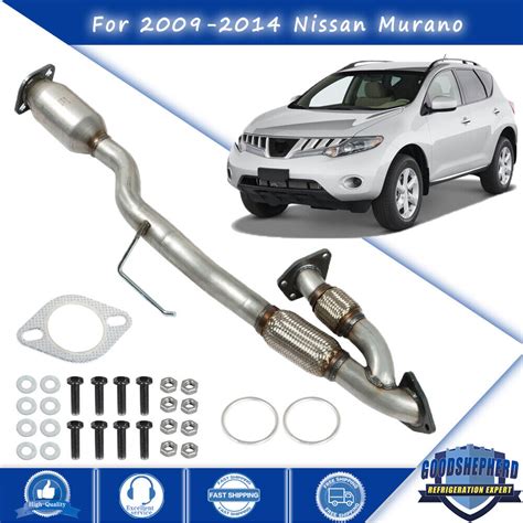 For Nissan Murano 35l V6 2009 2014 Rear Catalytic Converter Exhaust Flex Y Pipe Ebay