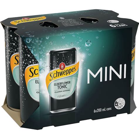 Schweppes Elderflower Tonic Water Multipack Ml X Pack Woolworths