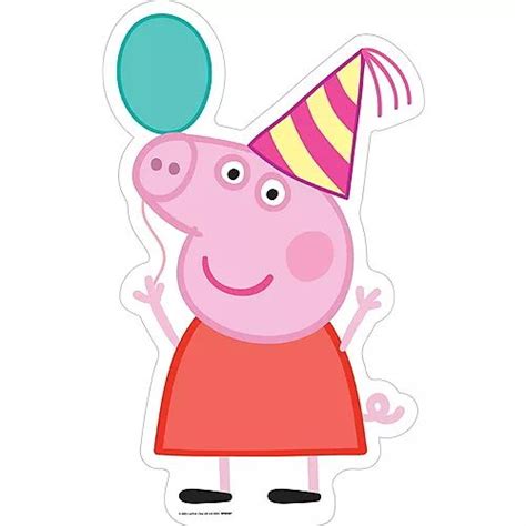 Peppa Pig Cardboard Cutout Ft Peppa Pig Birthday Party Peppa Pig