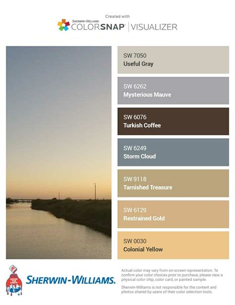 I Just Created This Color Palette With The Sherwin Williams ColorSnap