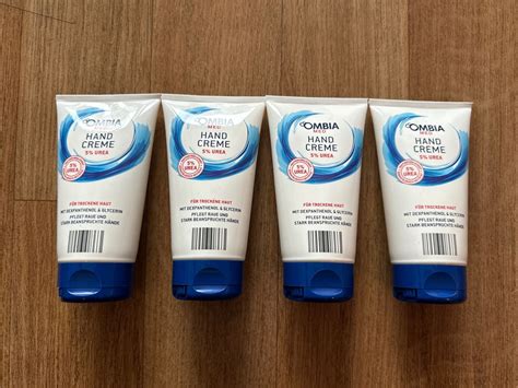 4 x Ombia Med 5 UREA Handcreme á 150 ml für trockene Haut eBay