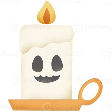 Halloween Ghost Candle 26515406 Png