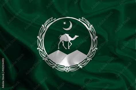 Flag of Balochistan province, Pakistan Stock Illustration | Adobe Stock