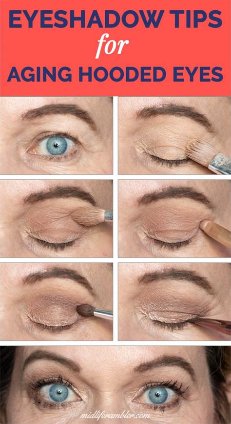 How To Do Makeup For Hooded Eyes On Mature Women Over Step By Step My