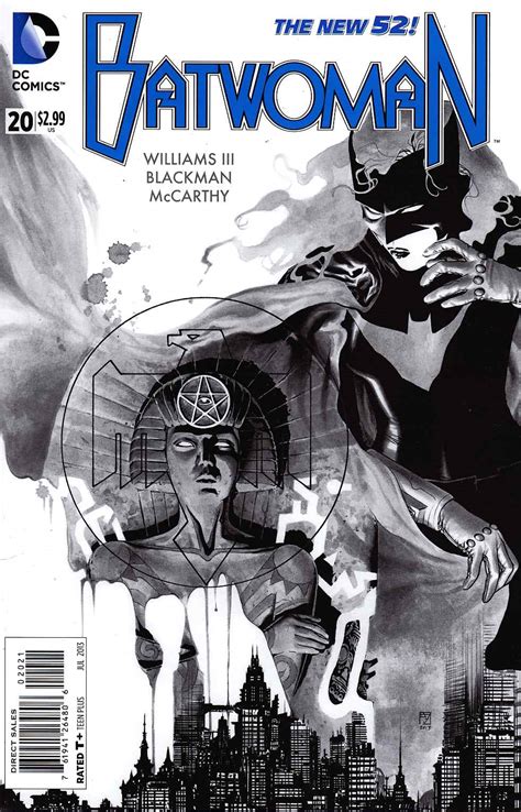 Batwoman #20 B&W JH Williams Variant Cover [DC Comic] – Dreamlandcomics.com Online Store