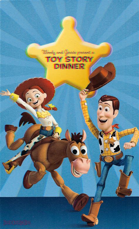 Pixar Dinner Menu Formerly Toy Story In 3d • The Disney Cruise Line Blog