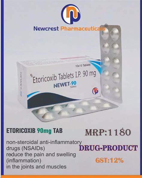 Etoricoxib 90mg Tablet At Rs 1500 Box Etoricoxib Tablet In Sas Nagar