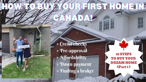 How To Buy Your First Home In Canada Step By Step Process Youtube