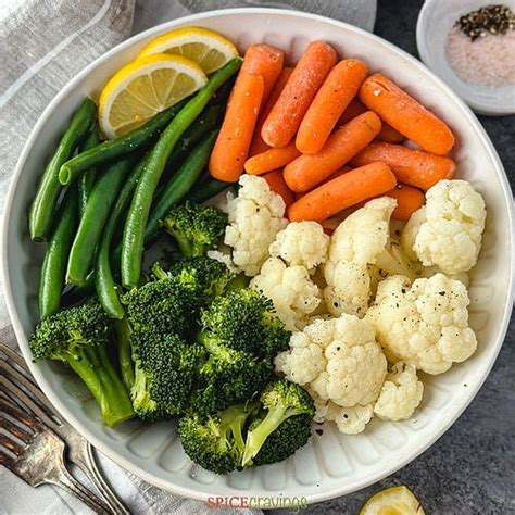 Instant Pot Steamed Vegetables Spice Cravings