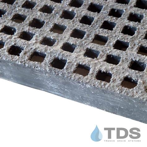 FG MICRO CB18 Fiberglass 18 Basin Grate Trench Drain Grates