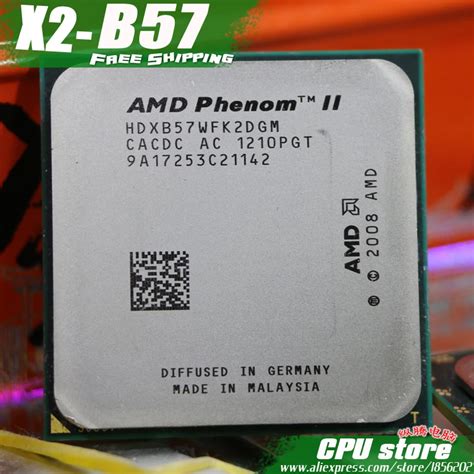 AMD Phenom II X2 B57 CPU Processor Dual Core (3.2Ghz/ 6M /80W / 2000GHz ...