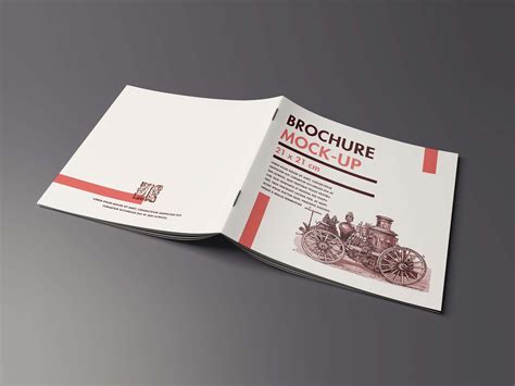 Square Brochure Mockup (PSD)