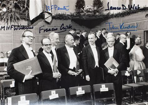 Nobel Prize Winning Scientists Signed Photograph James D Watson