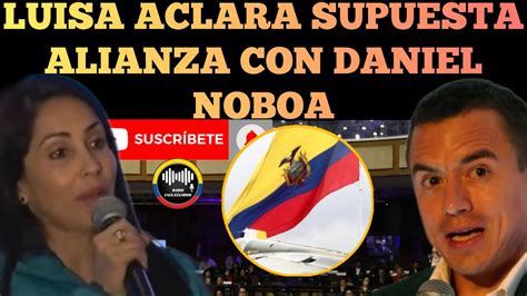 Luisa Gonz Lez Aclara Tema De Supuesta Alianza Con Bancada De Daniel