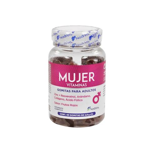 NODRIM MUJER VIT Y MIN C 60 GOMITAS Soriana Gomitas Mujeres