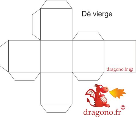 FABRIQUER un DÉ en PAPIER dragono fr