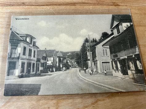 Weinfelden Dorfstrasse Mit Läden Und Restaurant 1924 Kaufen Auf Ricardo