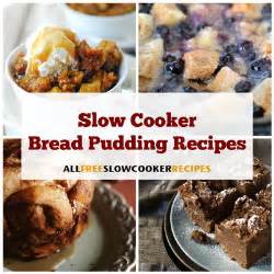 20 Slow Cooker Bread Pudding Recipes | AllFreeSlowCookerRecipes.com