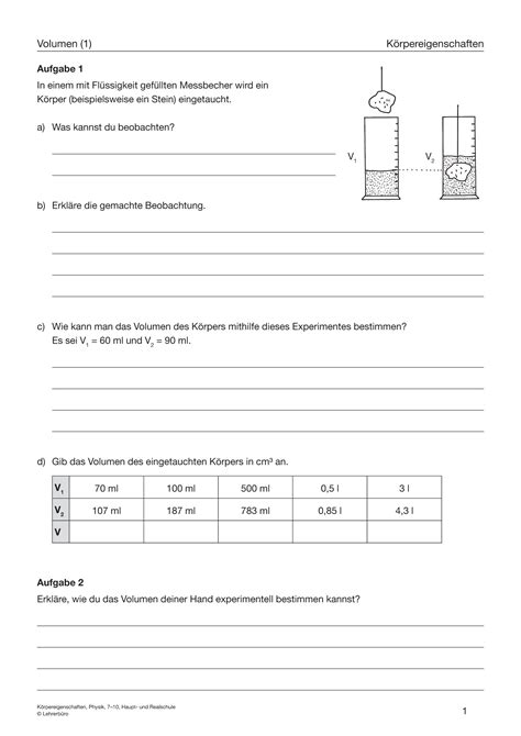 Arbeitsbl Tter Sekundarstufe I Lehrerb Ro