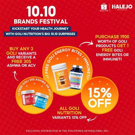 Halejo - Embrace wellness, one Goli at a time! Enjoy 𝐄𝐗𝐂𝐋𝐔𝐒𝐈𝐕𝐄 𝟏𝟎.𝟏𝟎