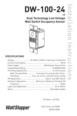 Wattstopper Dw 100 Wiring Diagram Wiring Diagram Pictures