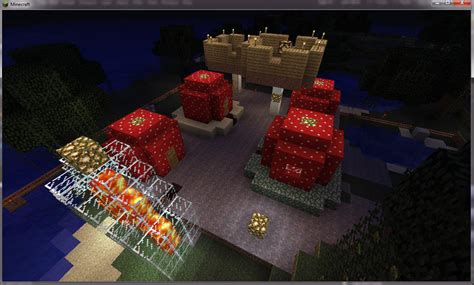 Minecraft Mushroom Village by kareokelidescope on DeviantArt