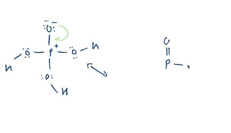 SOLVED:Draw resonance formulas of the phosphoric acid molecule, (HO)3 ...