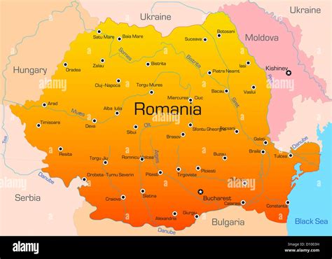 Old romania map hi-res stock photography and images - Alamy