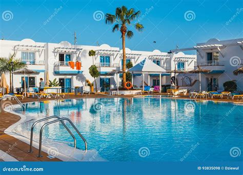 Swimming Pool of the Hotel Complex Arena Hotel in Corralejo, Spain ...