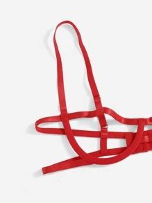 Cut Out Underwire Lingerie Set SHEIN USA