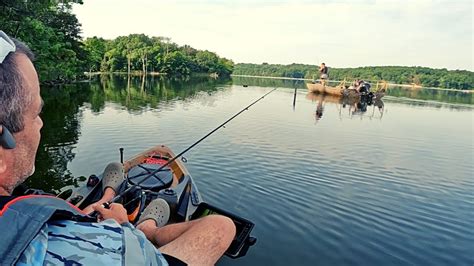 Tube Fishing Summer Bass Old Town Sportsman 120 PDL YouTube