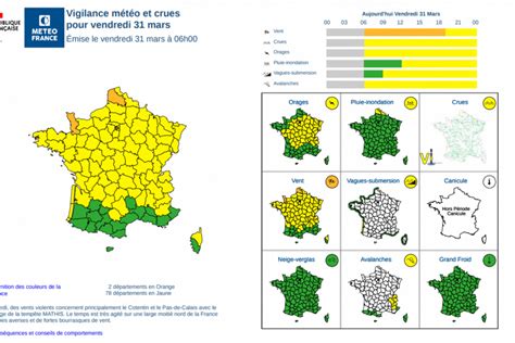 La tempête Mathis balaye le Nord de la France des départements en