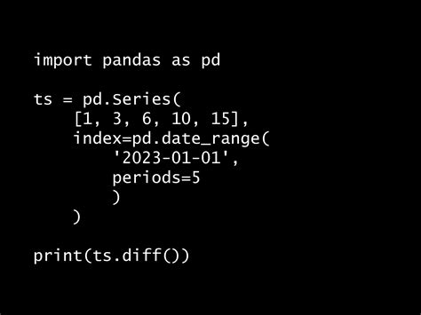 Python 時系列分析 1000本ノック ノック6 時系列データの差分 セールスアナリティクス