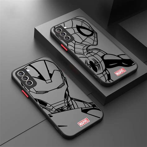 Marvel Capa Masculina De Ferro Para Samsung Galaxy S22 S21 S20 FE S 22