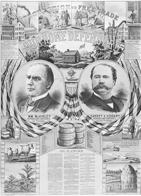 William Mckinley Election Poster by Bettmann