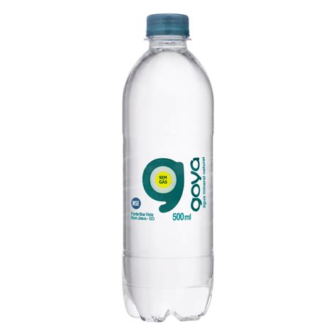 ÁGUA MINERAL NATURAL GÁS GOYÁ GARRAFA 500ML GTIN EAN UPC