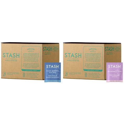 Stash Tea Double Bergamot Earl Grey Tea Count Box Of Tea Bags Tea