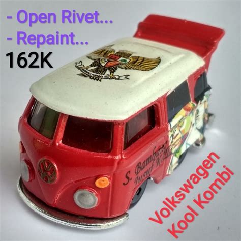 VOLKSWAGEN Hot Wheels VW 大眾 Kool Kombi 定制 Pancasila 總統和副 Sus 蝦皮購物