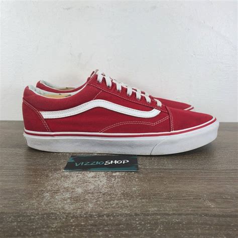 Vans Vans Old Skool Off The Wall Red White Skate Mens 10 Grailed