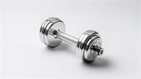 Premium Ai Image Dumbbell Isolated On White Background Generative Ai