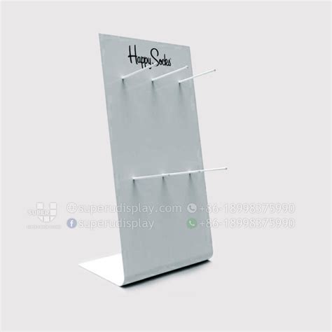 Custom POS Bend Metal Countertop Socks Display Rack Manufacturer Supplier