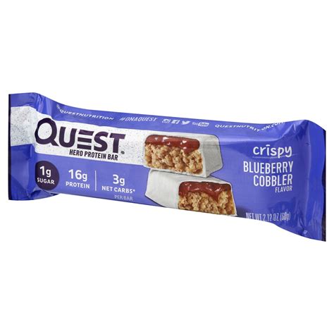 Quest Nutrition Hero Protein Bar Blueberry Cobbler 2 12 Oz Shipt