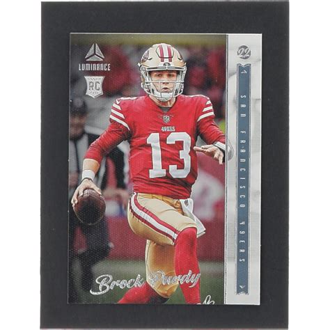 Brock Purdy Panini Chronicles Luminance Update Vertical Rookies